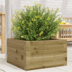 Vidaxl jardini�re 40x40x23 cm bois de pin impr�gn�