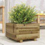 Vidaxl jardini�re 40x40x26, 5 cm bois de pin impr�gn�