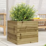 Vidaxl jardini�re 50x50x45, 5 cm bois de pin impr�gn�