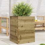 Vidaxl jardini�re 50x50x68, 5 cm bois de pin impr�gn�