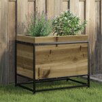 Vidaxl jardini�re 60x40x50 cm bois de pin impr�gn�