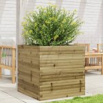 Vidaxl jardini�re 70x70x68, 5 cm bois de pin impr�gn�