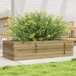 Vidaxl jardini�re 90x40x23 cm bois de pin impr�gn�