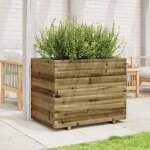 Vidaxl jardinire 90x60x72 cm bois de pin imprgn