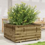 Vidaxl jardini�re 90x90x49, 5 cm bois de pin impr�gn�