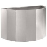 Vidaxl jardini�re argent 60 x 30 x 35 cm acier inoxydable