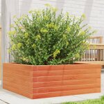 Vidaxl jardinière cire marron 60x60x23 cm bois de pin massif Vidaxl jardinière cire marron 60x60x23 cm bois de pin massif