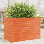 Vidaxl jardinière cire marron 70x40x46 cm bois de pin massif Vidaxl jardinière cire marron 70x40x46 cm bois de pin massif