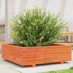 Vidaxl jardinière cire marron 80x80x26, 5 cm bois de pin massif Vidaxl jardinière cire marron 80x80x26, 5 cm bois de pin massif
