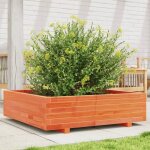 Vidaxl jardinière cire marron 90x90x26, 5 cm bois de pin massif Vidaxl jardinière cire marron 90x90x26, 5 cm bois de pin massif