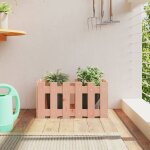 Vidaxl jardini�re avec design de cl�ture 60x30x30 cm douglas massif