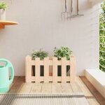 Vidaxl jardini�re avec design de cl�ture 60x30x30 cm pin massif