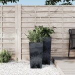 Vidaxl jardini�re et int�rieur amovible anthracite pp aspect b�ton