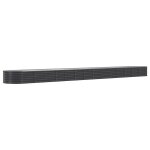 Vidaxl jardini�re de jardin acier enduit poudre 620x80x36cm anthracite