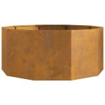 Vidaxl jardini�re rouill� 120 x 120 x 50 cm