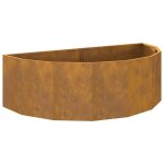 Vidaxl jardini�re rouill� 120 x 60 x 35 cm