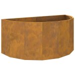 Vidaxl jardini�re rouill� 120 x 60 x 50 cm
