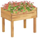 Vidaxl jardinière surélevée 50x40x45 cm bois massif d'acacia Vidaxl jardinière surélevée 50x40x45 cm bois massif d'acacia