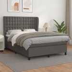 Vidaxl jardini�re sur�lev�e avec housse aspect rotin 160x40x153 cm