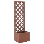 Vidaxl jardinière en treillis 40x30x135 cm wpc Vidaxl jardinière en treillis 40x30x135 cm wpc