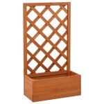 Vidaxl jardinière a treillis de jardin orange 50x25x90cm bois de sapin Vidaxl jardinière a treillis de jardin orange 50x25x90cm bois de sapin