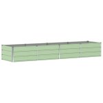 Vidaxl jardini�re vert 320 x 80 x 45 cm acier