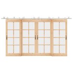 Vidaxl kit fixation porte coulissante 200 cm acier inoxydable argenté Vidaxl kit fixation porte coulissante 200 cm acier inoxydable argenté