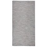 Vidaxl kit mini de porte coulissante de grange acier au carbone 152 cm