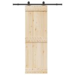 Vidaxl kit de quincaillerie de porte coulissante 152, 5 cm acier noir Vidaxl kit de quincaillerie de porte coulissante 152, 5 cm acier noir