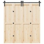 Vidaxl kit de quincaillerie de porte coulissante 200 cm acier noir Vidaxl kit de quincaillerie de porte coulissante 200 cm acier noir