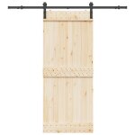 Vidaxl kit de quincaillerie de porte coulissante 200 cm acier noir Vidaxl kit de quincaillerie de porte coulissante 200 cm acier noir