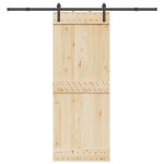Vidaxl kit de quincaillerie de porte coulissante 213, 5 cm acier noir Vidaxl kit de quincaillerie de porte coulissante 213, 5 cm acier noir