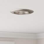 Vidaxl lampes pack de 12 argent m�tal 9 cm lumi�res encastr�es ronde