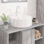 Vidaxl lavabo blanc 40x14, 5 cm céramique rond Vidaxl lavabo blanc 40x14, 5 cm céramique rond