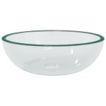 Vidaxl lavabo verre tremp 35x12 cm transparent