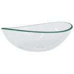 Vidaxl lavabo verre tremp� 54, 5x35x15, 5 cm transparent