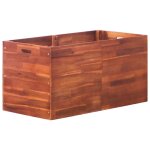Vidaxl lit surlev de jardin bois d'acacia 100x50x50 cm