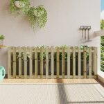 Vidaxl lit sur�lev� de jardin design de cl�ture bois de pin impr�gn�