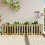 Vidaxl lit surélevé de jardin design de clôture bois de pin imprégné Vidaxl lit surélevé de jardin design de clôture bois de pin imprégné