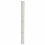 Vidaxl membrane anti - mauvaises herbes blanc 1, 5x50 m pp