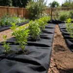 Vidaxl membrane gotextile noir 1 x 10 m fibre de polyester