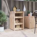 Vidaxl meuble de cuisine extrieur 55x55x92 cm en bois massif de pin