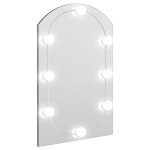 Vidaxl miroir avec clairage led 60x40 cm verre arche