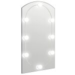Vidaxl miroir avec éclairage led 90x45 cm verre arche Vidaxl miroir avec éclairage led 90x45 cm verre arche