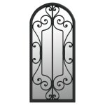 Vidaxl miroir de jardin noir 100x45 cm fer pour utilisation extã©rieure Vidaxl miroir de jardin noir 100x45 cm fer pour utilisation extã©rieure