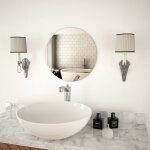 Vidaxl miroir mural 40 cm rond verre Vidaxl miroir mural 40 cm rond verre