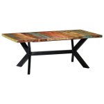 Vidaxl miroir noir 100x45 cm fer pour utilisation  l'intrieur