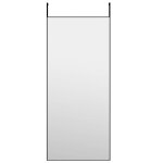 Vidaxl miroir de porte noir 40x100 cm verre et aluminium