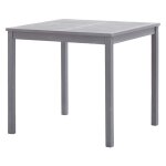 Vidaxl mobilier a d�ner de jardin 5 pcs bois d'acacia massif gris