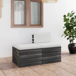 Vidaxl mobilier a d�ner de jardin et coussins 5pcs noir r�sine tress�e